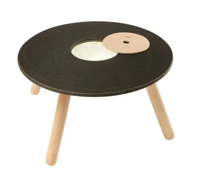 Table de jeu et de rangement - PLAN TOYS - Noir et beige - A partir de 3 ans - Intérieur-2