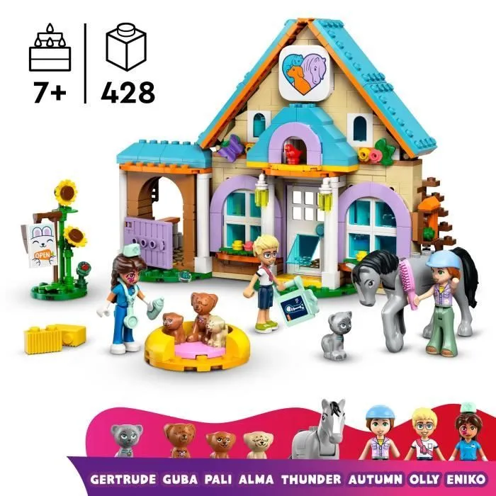 LEGO Friends 42651 La clinique vétérinaire pour chevaux et animaux de compagnie - Jouet-1
