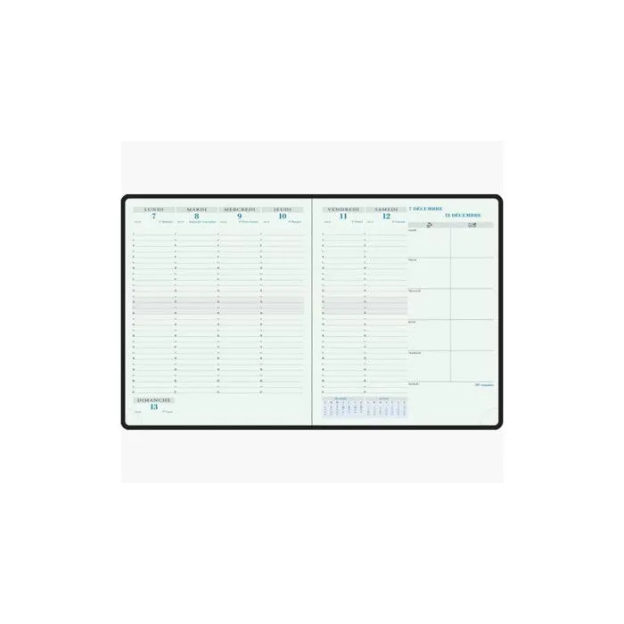 Agenda semainier - EXACOMPTA - Horizons 27 Barbara - 21x27 cm - Semaine sur 2 pages - Imprim'Vert®-1