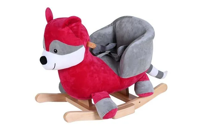Jouet a bascule Knorrtoys - 40621 - .COM- Balancoire Raton Laveur, , Rouge fonce-0