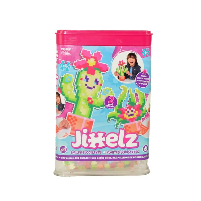 Jeu de construction - Jixelz - Plantes Souriantes - 750 pièces - Multicolore - Pour enfants à partir de 6 ans-0