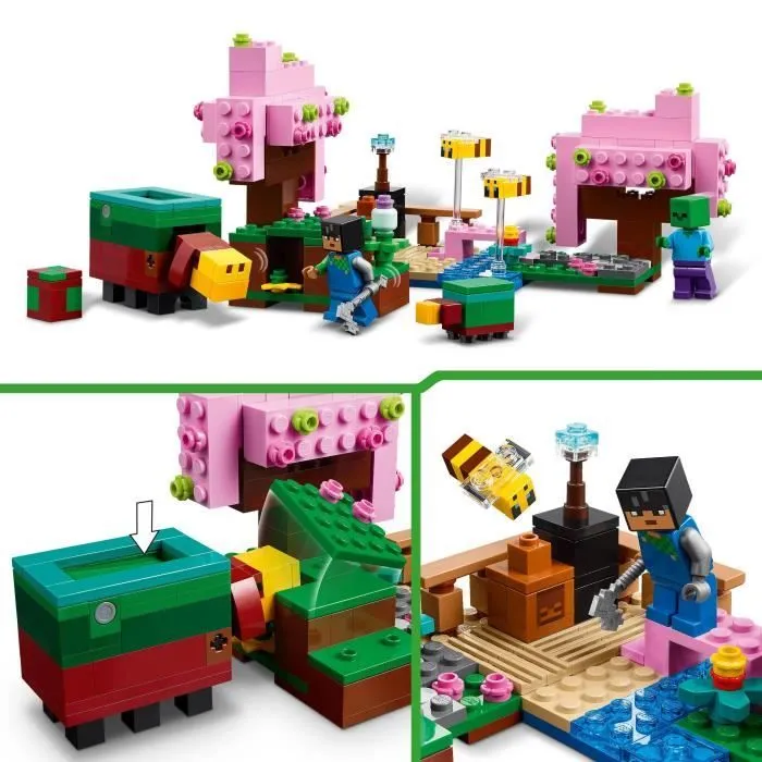 LEGO® Minecraft® 21260 Le jardin des cerisiers en fleurs - Minifigurines du jeu vidéo-2