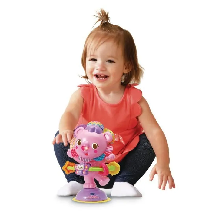Jouet d'éveil VTECH BABY - Hula-Hoop, P'tit Lion à Ventouse - Rose-1