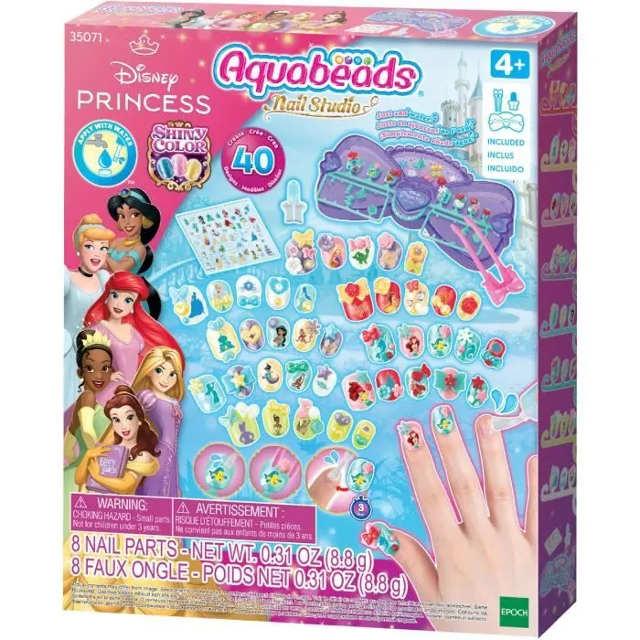 Le coffret de manucure des Princesses Disney - AQUABEADS - 35071-0