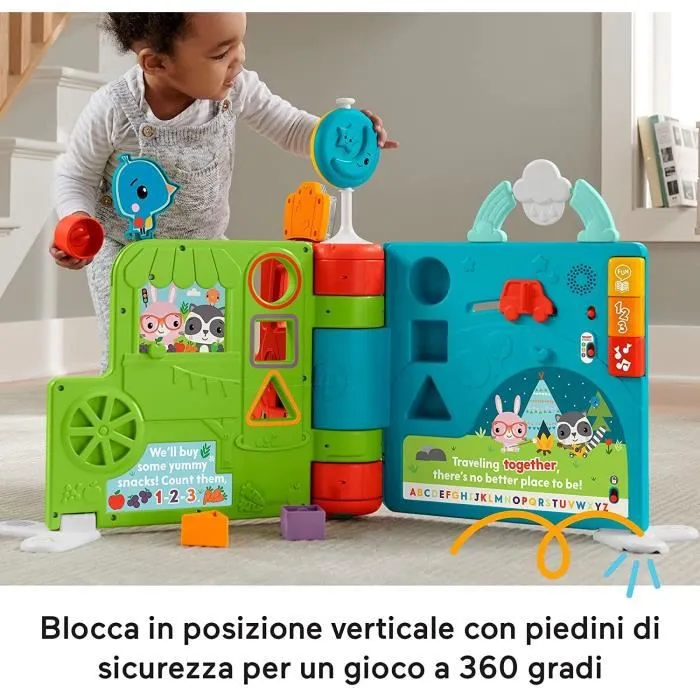 Jouet - FISHER PRICE - HCL05 - Cahier d'activités géant 2 en 1 - 3 niveaux d'apprentissage - Mixte-3