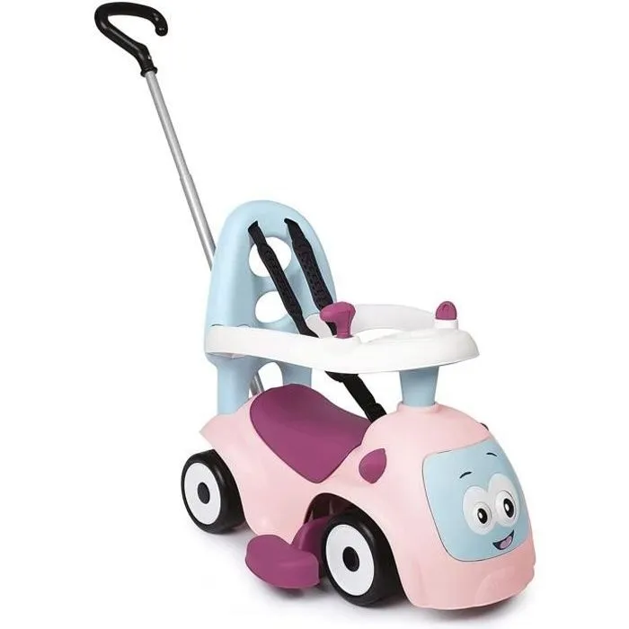 Smoby - Porteur Maestro Balade Rose - Pour Enfant Dès 6 Mois - Evolutif - Roues Silencieuses - Klaxon-0