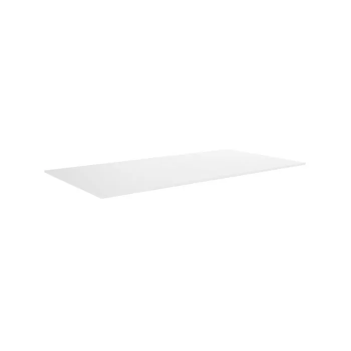 Plateau dinatoire réversible Ping-Pong blanc laqué - Blanc-1