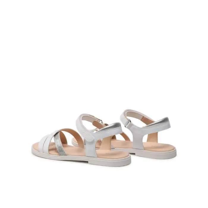 Sandales - GEOX - Karly - Enfant - Blanc - Scratch - Synthétique-2