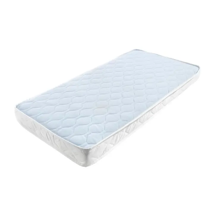 PETIT A PETIT Matelas bébé climatisé 60x120X12 CM, face hiver, face été, Fabriqué en France et certifié Oeko-Tex-1