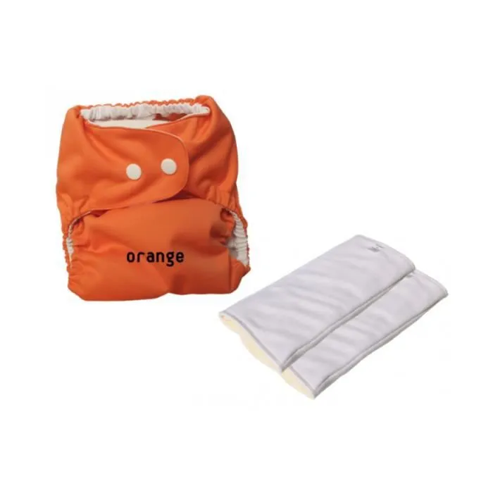 Kit d'essai Couches Lavables - So Easy - Taille Unique (3-15 kg) - Orange-0