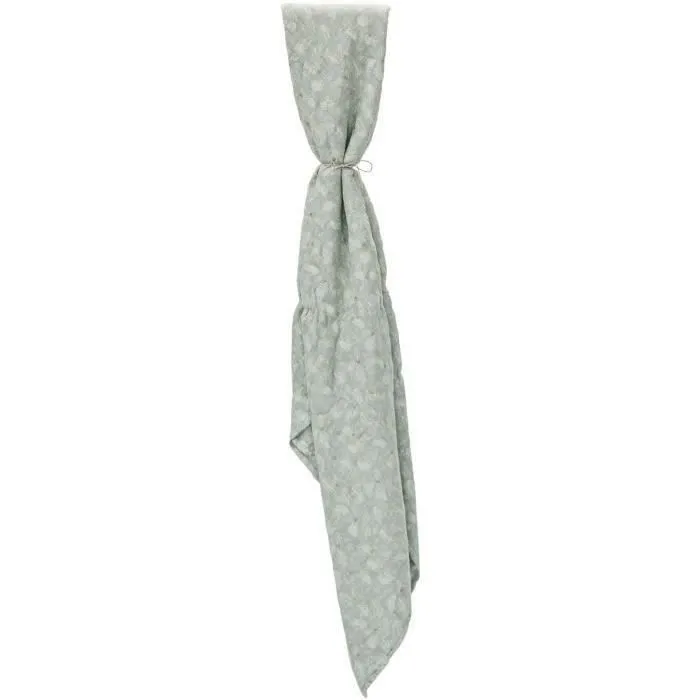 DOMIVA Maxi lange Jungle - Mousseline 100% viscose de bambou - Antibactérien - Vert - 120 x 120 cm-0