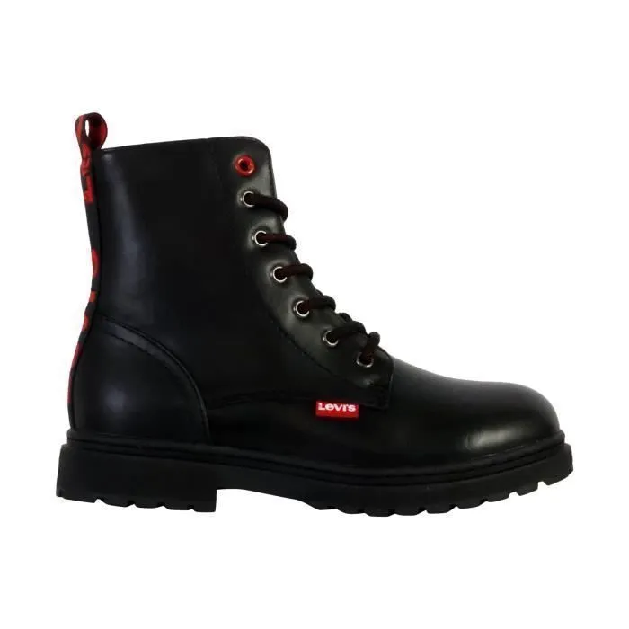 Bottines Junior à Lacets Levi's Catherine - Noir-1