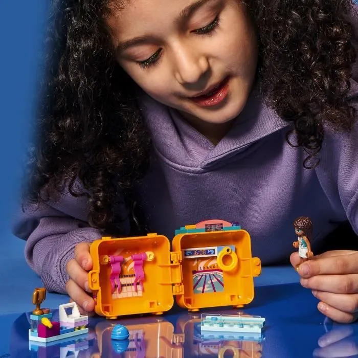 LEGO® 41670 Friends Le cube de natation d’Andréa – Série 5 jouet de collection portable avec mini-poupée-3