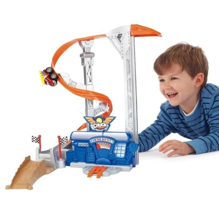 Piste Electronique Chuck - PLAYSKOOL - Avec camion métal - Pour enfants de 3 ans et plus-0