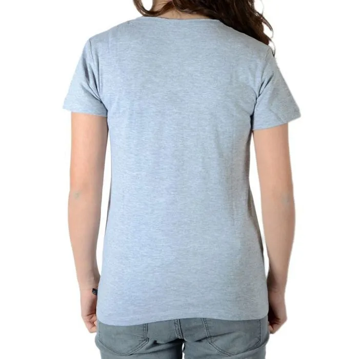 Tee Shirt Little Eleven Paris Eva SS Mixte - Gris-4