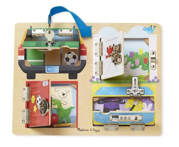 Melissa & Doug - Planche à serrures et verrous-2