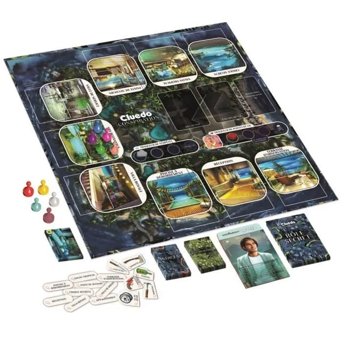 Cluedo Conspiration, jeu de société, 4 à 10 joueurs, à partir de 14 ans-1