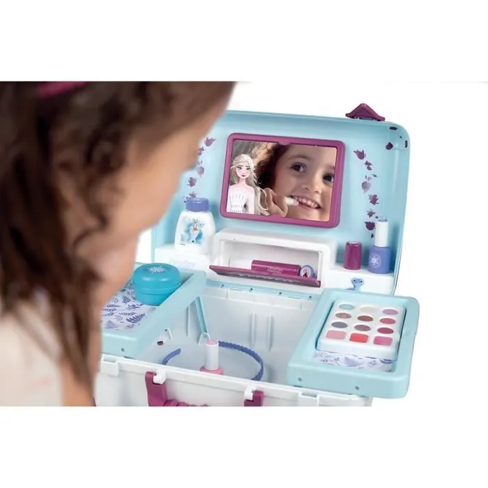FROZEN Valise beauté - Reine des Neiges - Coiffure, onglerie, maquillage - dès 3 ans-1