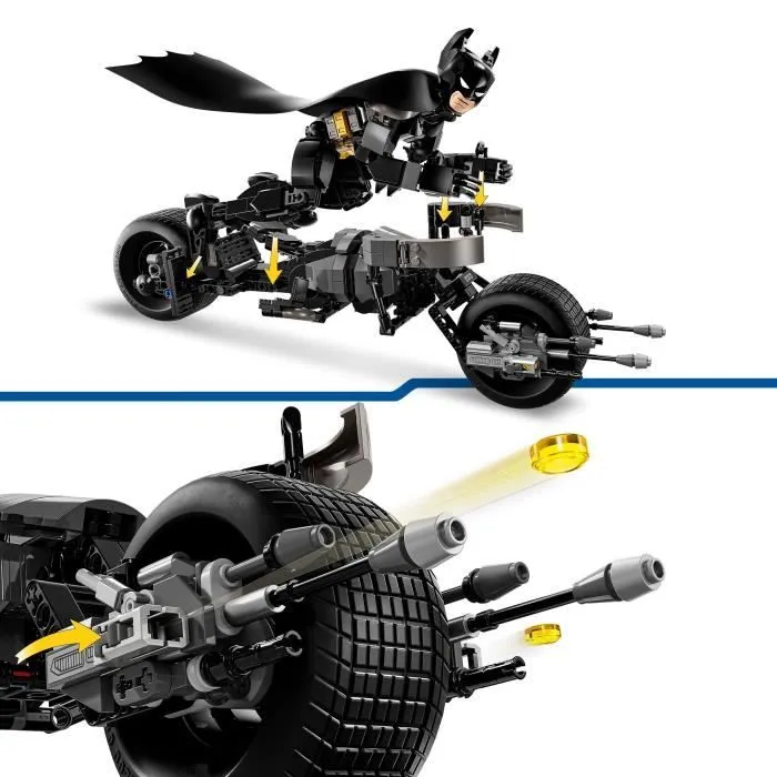 LEGO® DC Batman 76273 La figurine de Batman à construire et la moto Bat-Pod-2