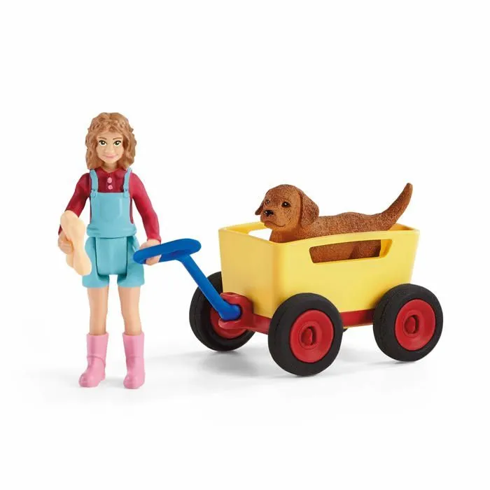 Schleich - 42543 - Kit de Jeu pour Voiture Farm World Abwechslung Figurine, n, Multicolore-2