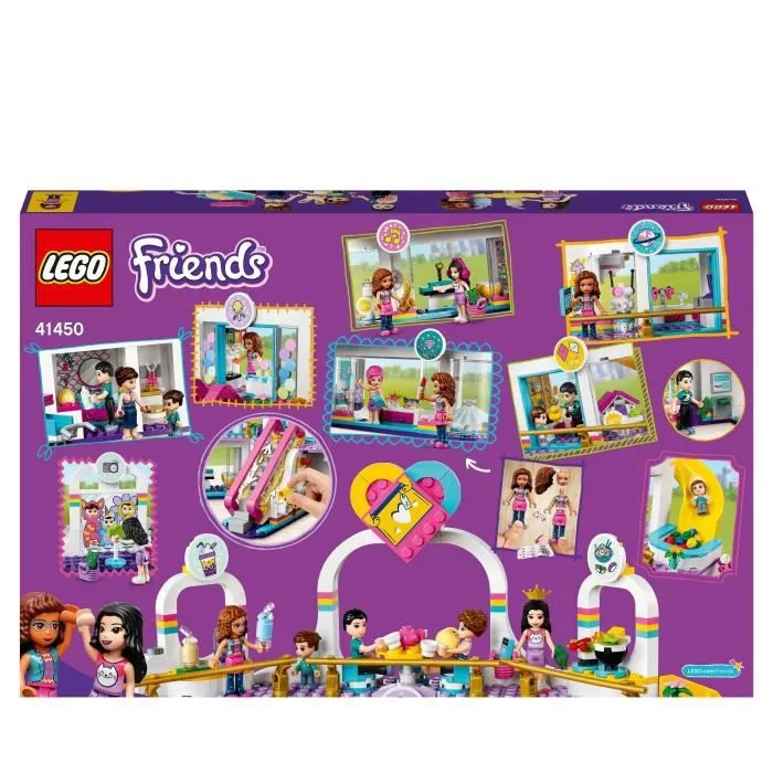 LEGO® 41450 Friends Le Centre Commercial de Heartlake City Jeu de Construction avec 5 Magasins, 4 Minidolls et la Figurine du Bébé-4