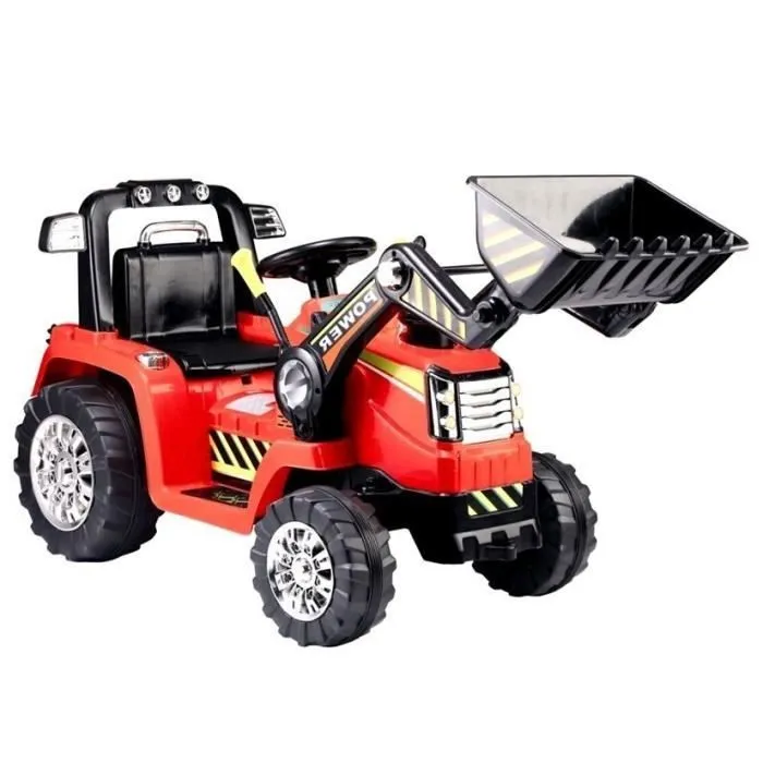 Tracteur électrique pour enfants. 12v Couleur rouge. Âge recommandé de 2 à 5 ans.-0
