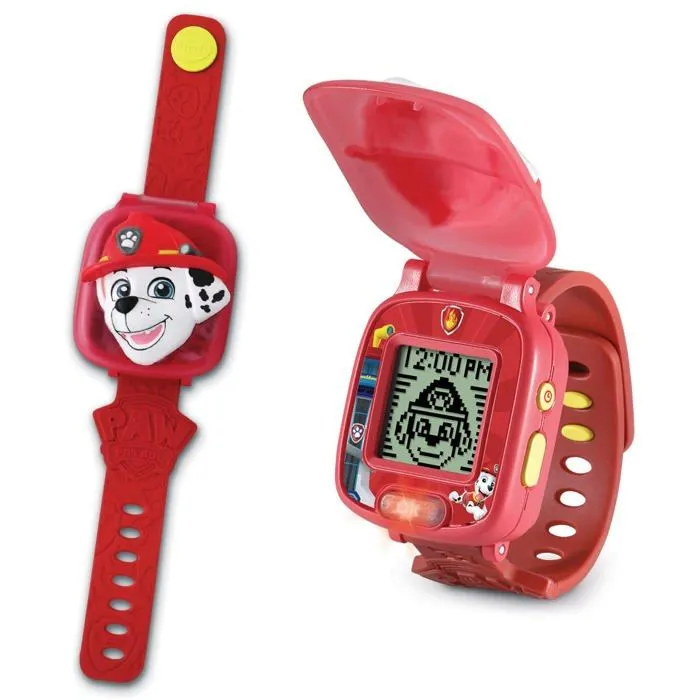Console educative Vtech - 80-551667 - Paw Patrol Montre educative Marshall Pat' Patrouille, , Rouge, unico-1