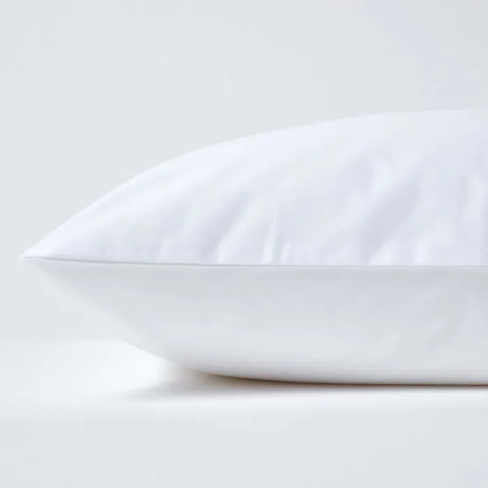 Taie d'oreiller 50x75 cm 100% satin de coton égyptien 1000 fils coloris Blanc-1