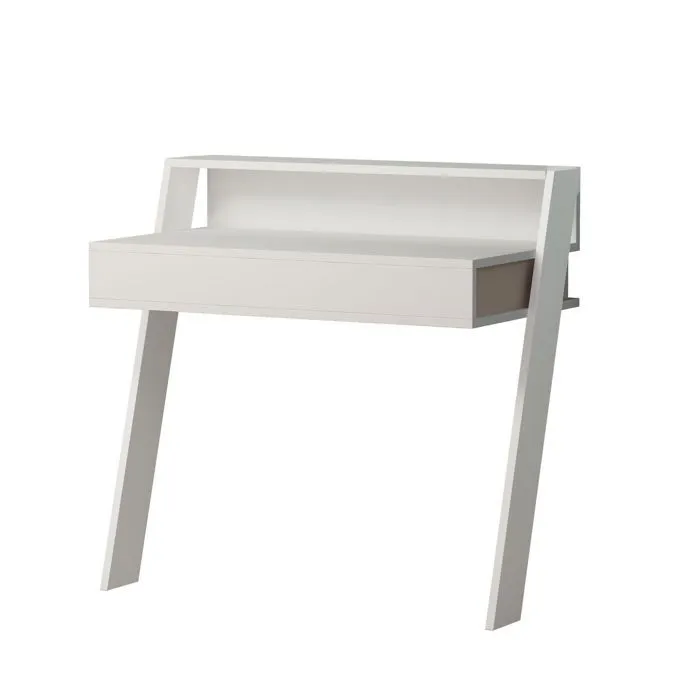 Bureau - BOBOCHIC - MIKO - Blanc - 1 tiroir - Contemporain - Design-0