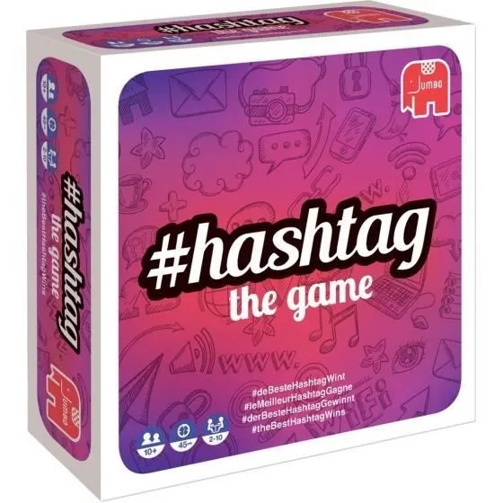 Jeu de plateau Hashtag Le Jeu - JUMBO - Mixte - Multicolore - Enfant-0