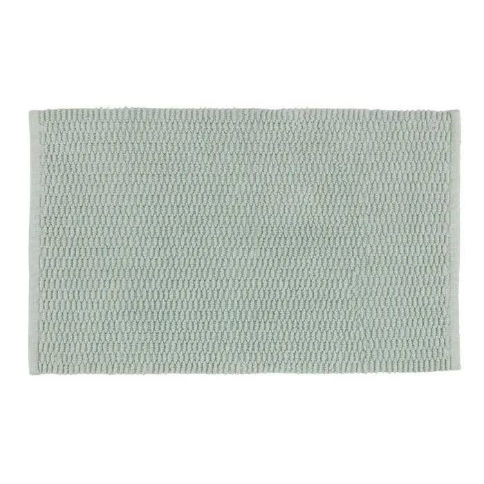 Tapis de bain antidérapant WENKO Mona - 100% coton - Vert Clair - 50 x 80 cm