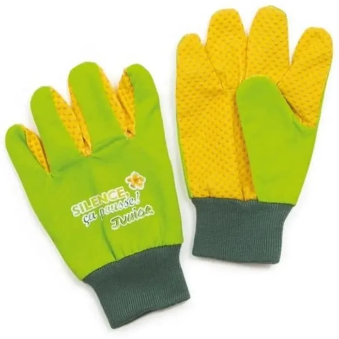 Smoby - Silence ça Pousse - Gants de Jardinage pour Enfant - Tissu - Accessoire Jardin - Dès 3 Ans - 870311-0