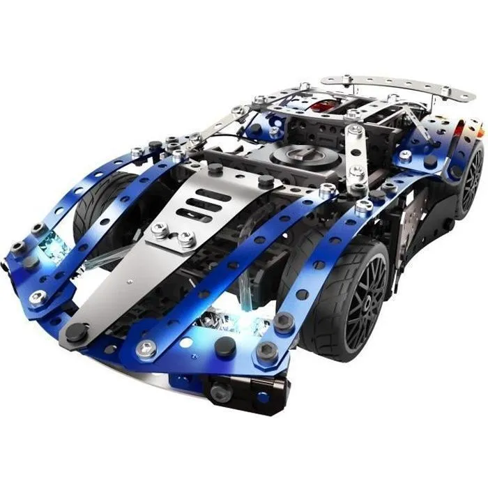 Meccano Ensemble de modèle 25-en-1 Super Car Bleu 6044495-0