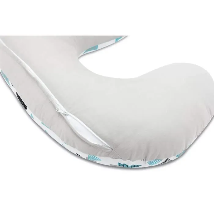Bellochi Coussin D'allaitement avec Housse Coussin Allaitement 40x60 cm - 100% Coton - Tresor-2