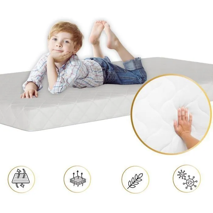 Matelas en mousse pour enfants 200x80x9 cm  - CERTIFICAT-3