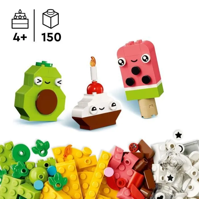 LEGO Classic 11039 Les aliments créatifs - Jouet de construction pour enfants dès 4 ans-1