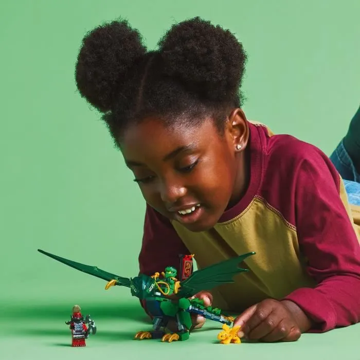 LEGO NINJAGO 71829 Le dragon vert de la forêt de Lloyd - Jeu de construction dès 6 ans-4