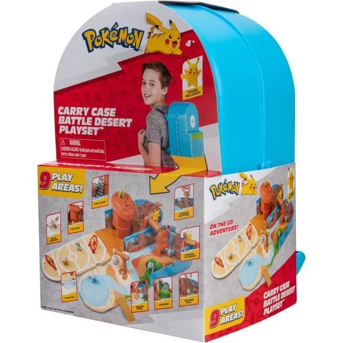 Sac à dos du dresseur Désert - BANDAI - Pokémon - Univers de jeu Pokémon transportable-4