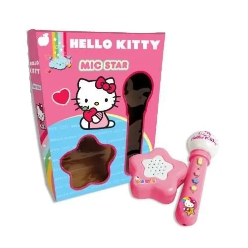 Microphone avec haut-parleur amplifié Hello Kitty REIG - 1501 pour enfant de 3 ans et plus-0