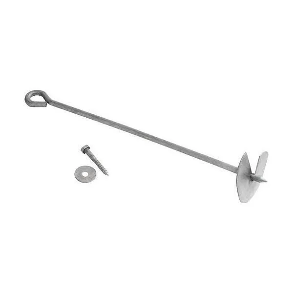 AXI Ancrage Au Sol - Accessoire pour maison Axi, Sunny, ou toute autre cabane et maison d'enfant - Gris-0