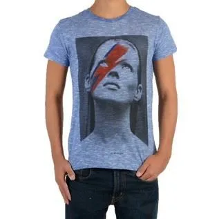 Tee Shirt Little Eleven Paris Katos SS Kate Moss Mixte - Bleu-1