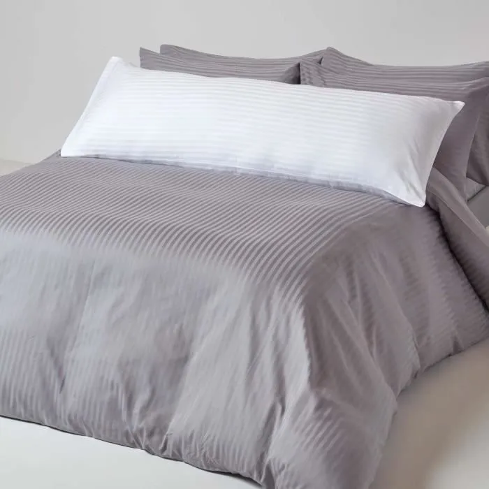 Taie d'oreiller - Coton égyptien - 50 x 140 cm - Hypoallergénique - Ultra absorbant - Blanc-1