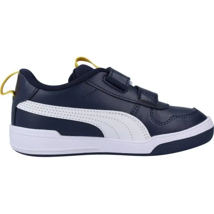 Basket Enfant - PUMA - 125562 - Bleu - Synthétique - Fermeture Scratch-3