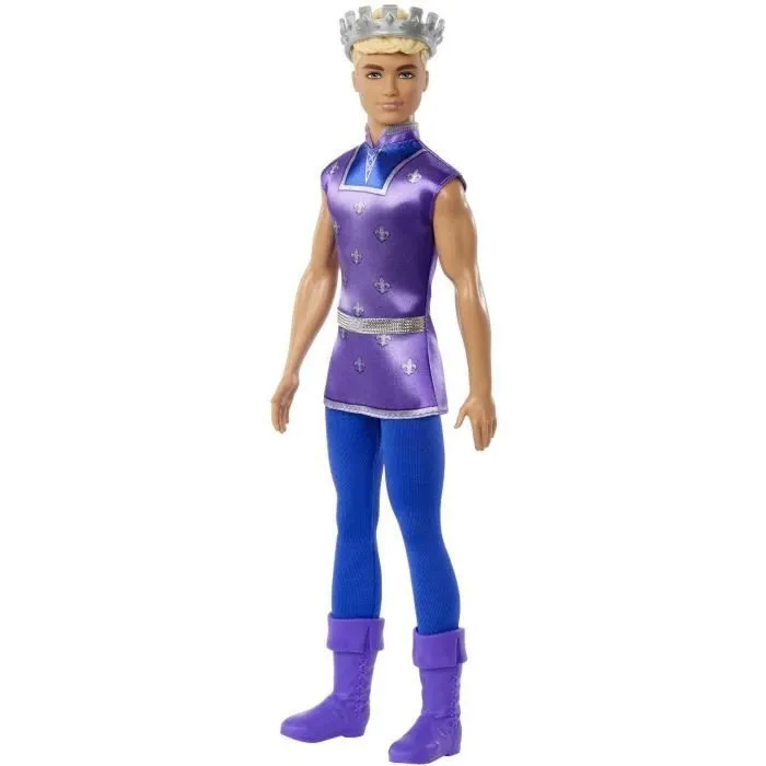 Barbie®-Ken® Prince-Poupée, blond, couronne HLC23-1