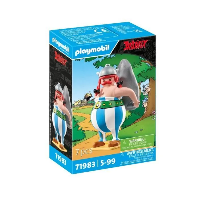 PLAYMOBIL 71983 Obélix et son ménhir, Astérix, Personnages de la BD, Dès 5 ans-0