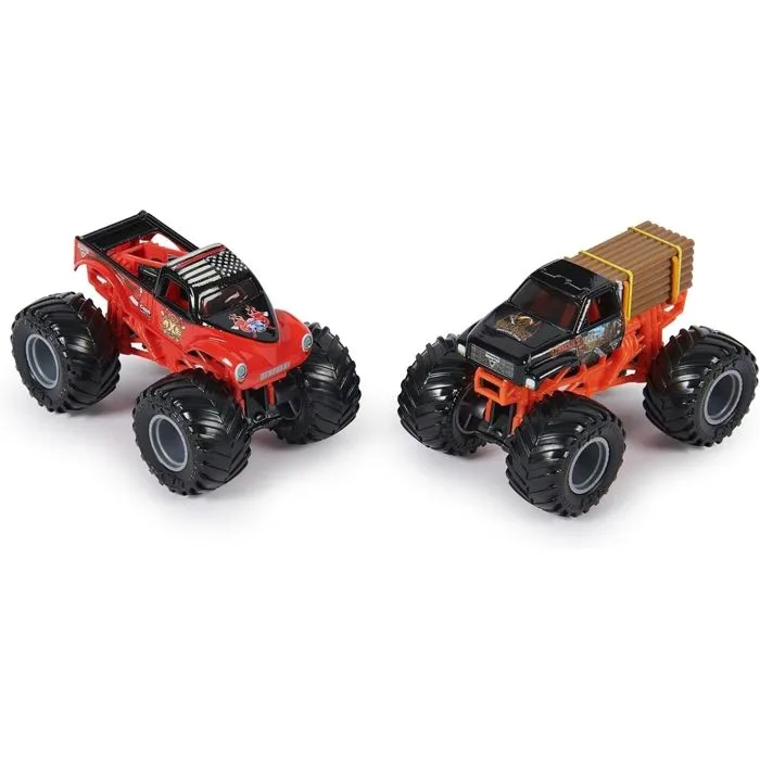Véhicule die-cast - Spin Master - Monster Jam - 1:64 - Pack de 2 - Mixte - 3 ans et plus-5