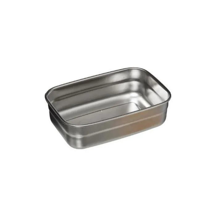 Lunch Box - Inox - 0,85 L - Noir - Rectangulaire - Compatible lave-vaisselle-2