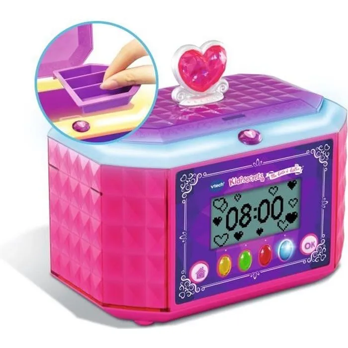 VTECH - Kidisecrets - Ma Boîte à Bijoux Rose-0