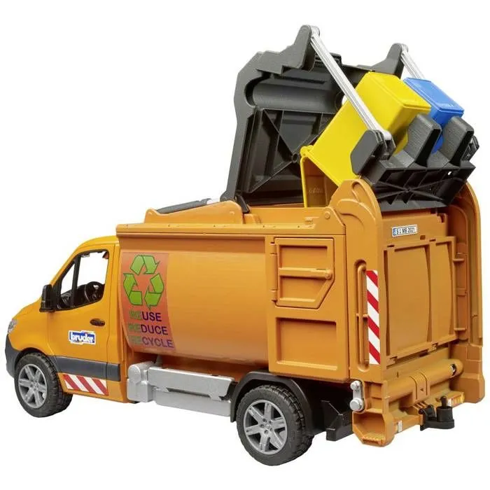 bruder Mercedes Benz Système délimination des déchets municipaux Sprinter modèle fini Modèle réduit de véhicule utilita-2