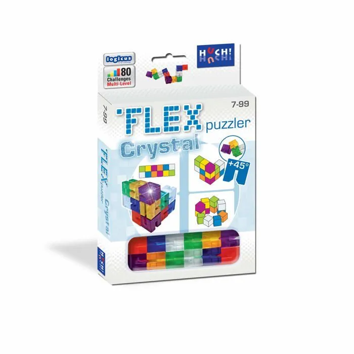 Casse-tete Huch! - 880772 - Flex Puzzler Crystal Logicus Jeu de societe Casse-tete logique, 4260071-0
